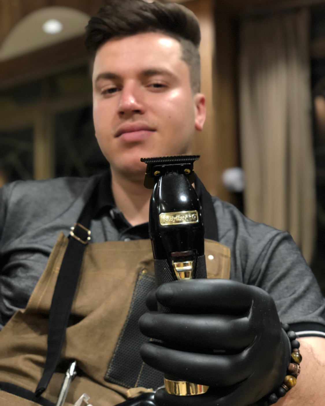 Jamal – expert barber at TWINS Barbershop Azrou, Morocco